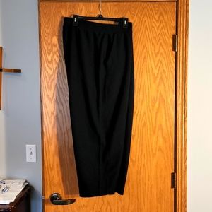 Black,  heavy cotton Capri pants from Old Navy,  size XL